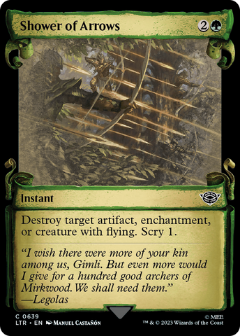 {C} Shower of Arrows [The Lord of the Rings: Tales of Middle-Earth Showcase Scrolls][LTR 639]