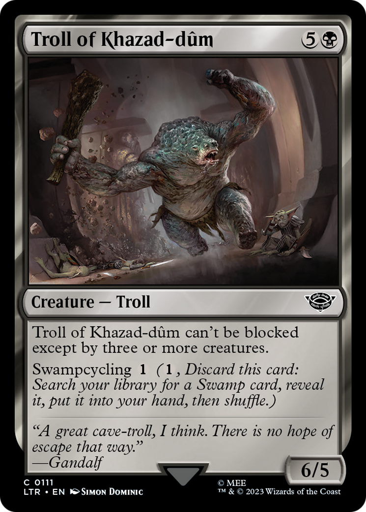 {C} Troll of Khazad-dum [The Lord of the Rings: Tales of Middle-Earth][LTR 111]