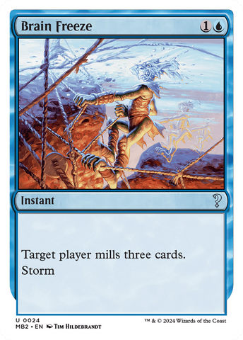 {C} Brain Freeze (White Border) [Mystery Booster 2][MB2 024]