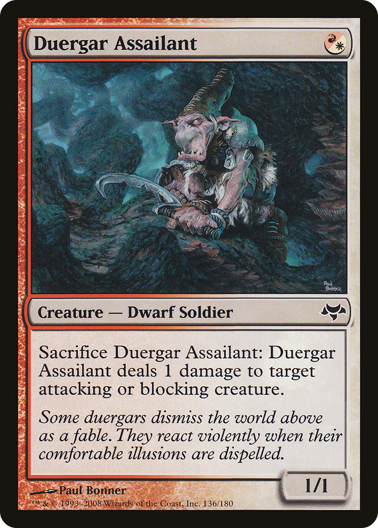 {C} Duergar Assailant [Eventide][EVE 136]