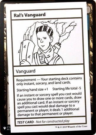 {R} Ral's Vanguard (2021 Edition) [Mystery Booster Playtest Cards][CMB1 001]