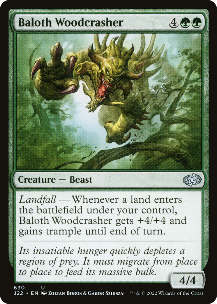 {C} Baloth Woodcrasher [Jumpstart 2022][J22 630]