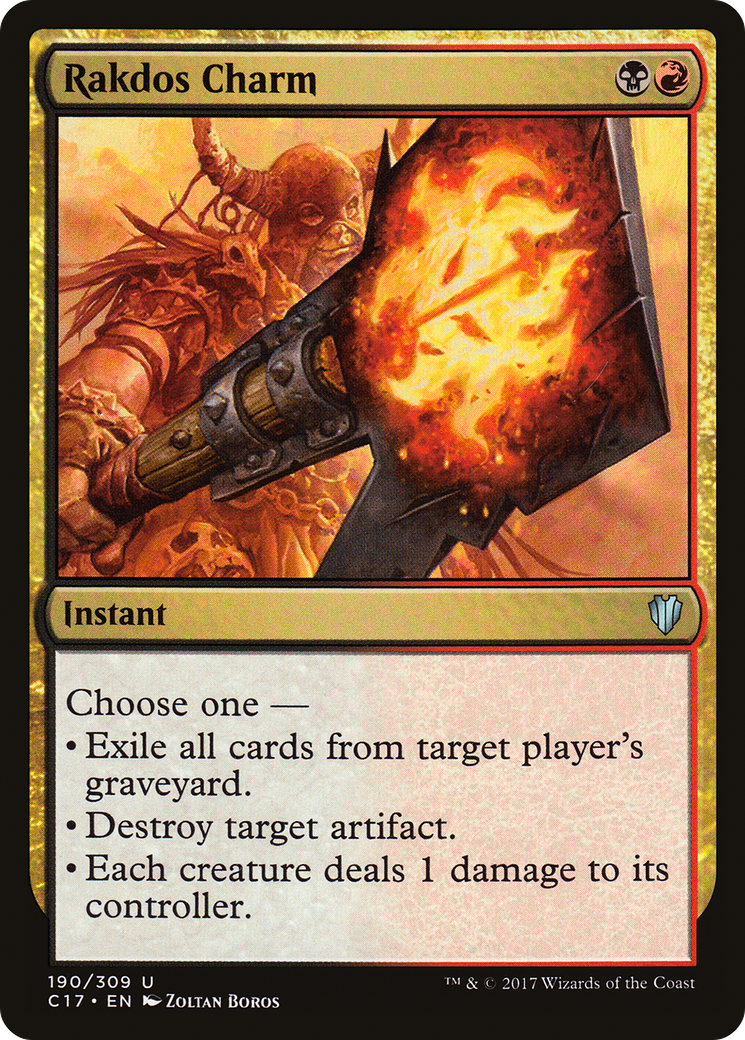 {C} Rakdos Charm [Commander 2017][C17 190]