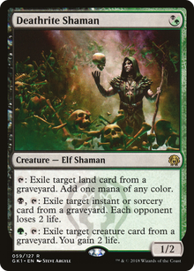 {R} Deathrite Shaman [Guilds of Ravnica Guild Kit][GK1 059]