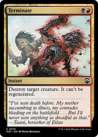 {C} Terminate [Modern Horizons 3 Commander][M3C 274]