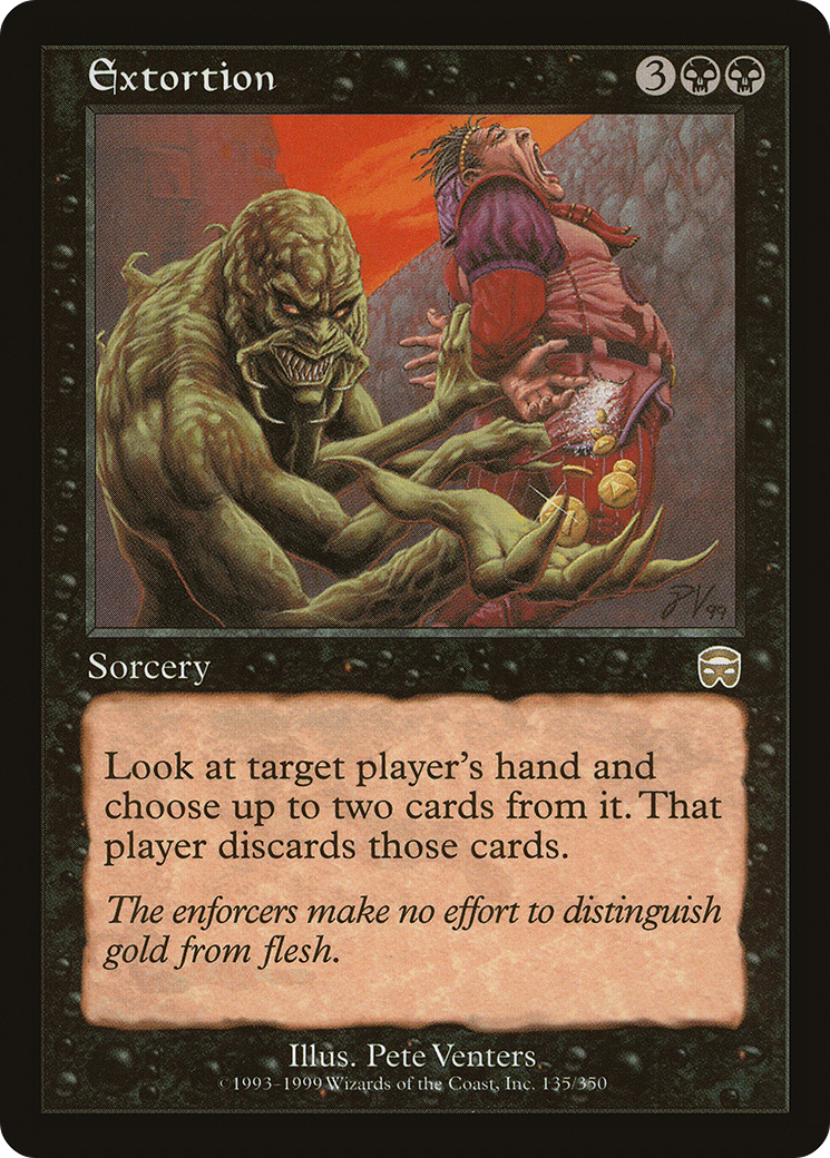 {R} Extortion [Mercadian Masques][MMQ 135]