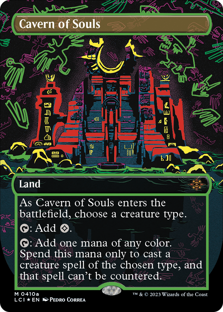 {@R} Cavern of Souls (0410a) (Borderless) [The Lost Caverns of Ixalan][LCI 410A]