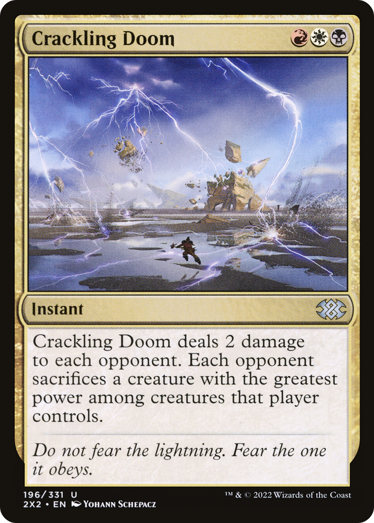 {C} Crackling Doom [Double Masters 2022][2X2 196]