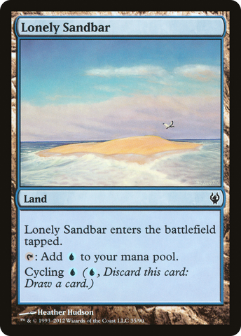 {C} Lonely Sandbar [Duel Decks: Izzet vs. Golgari][DDJ 035]