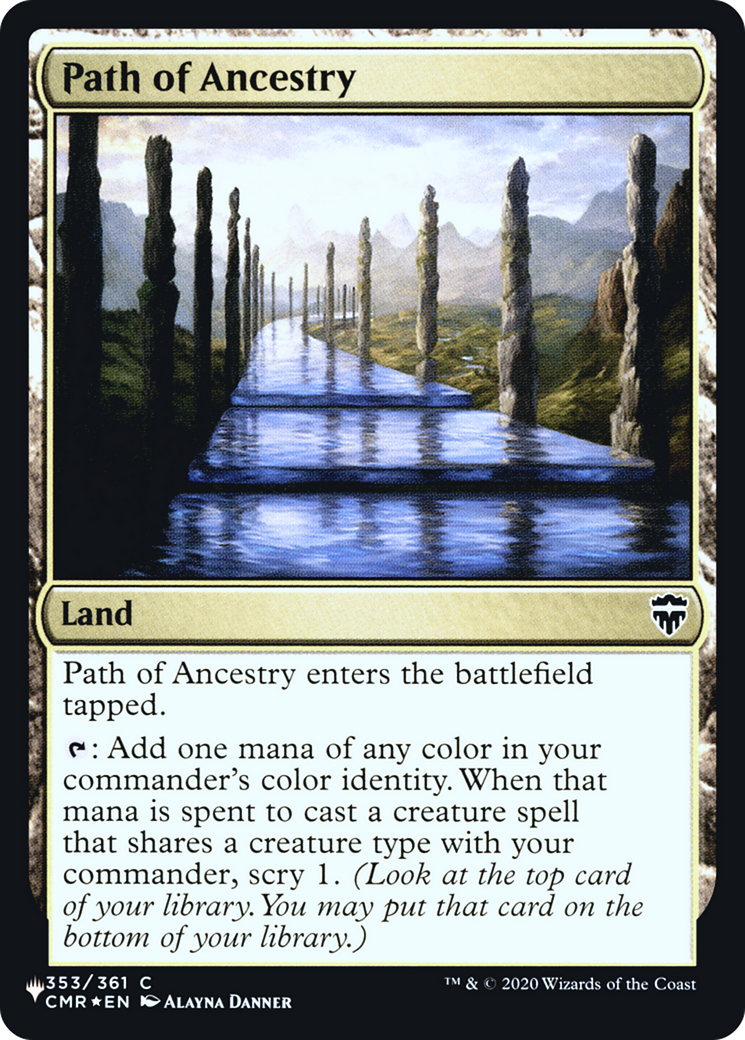 {C} Path of Ancestry [Secret Lair: Heads I Win, Tails You Lose][LS CMR 353]