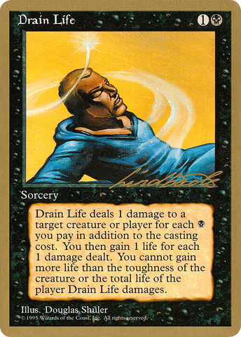 {C} Drain Life (Leon Lindback) [Pro Tour Collector Set][GB PTC LL132]