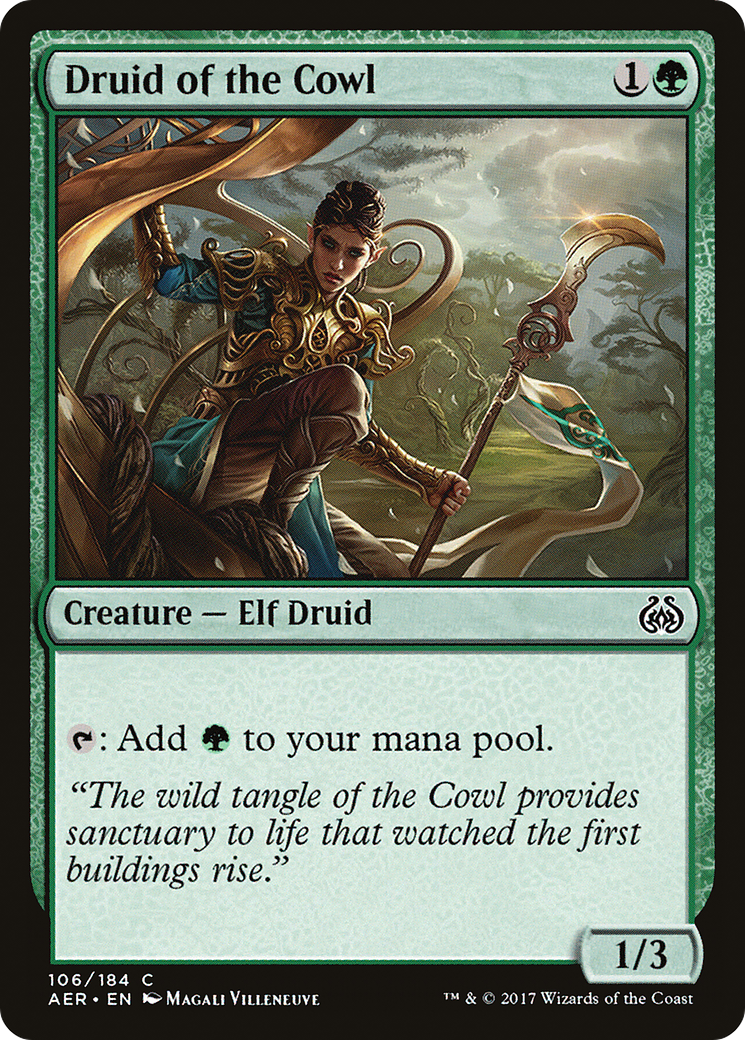{C} Druid of the Cowl [Aether Revolt][AER 106]