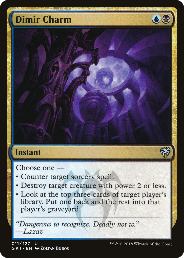 {C} Dimir Charm [Guilds of Ravnica Guild Kit][GK1 011]