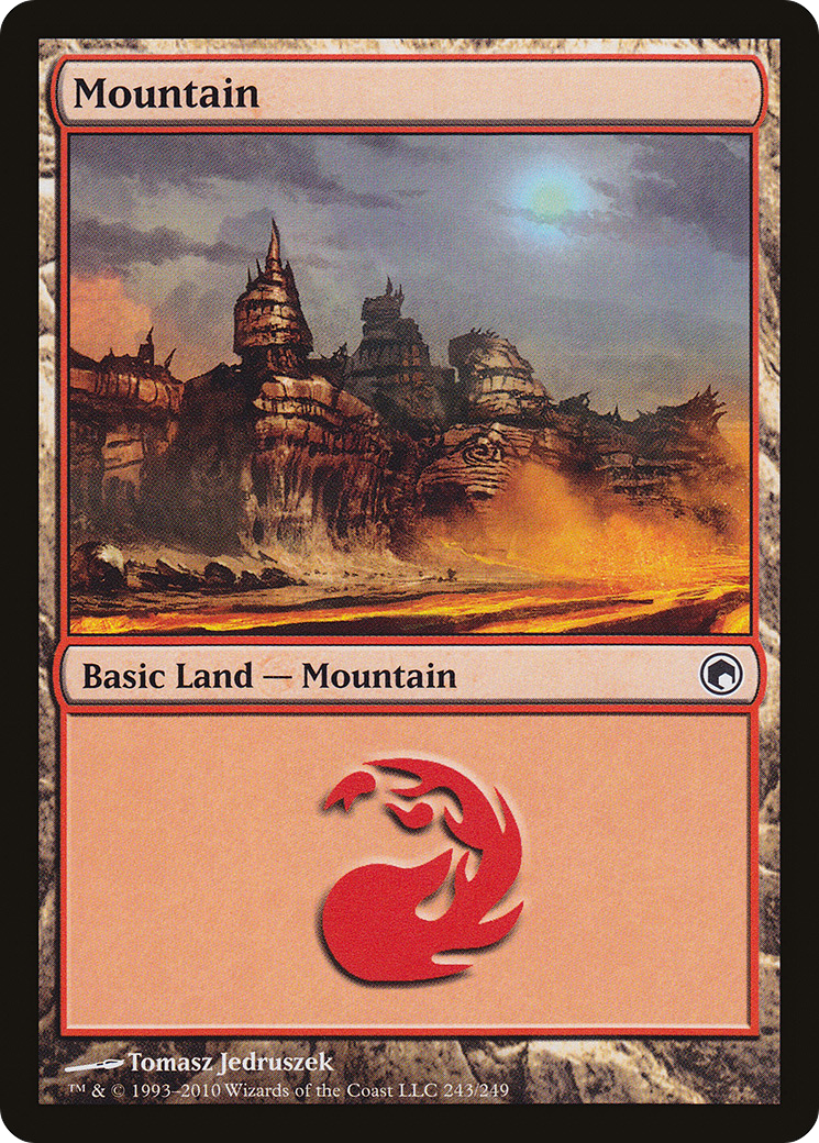 {B}[SOM 243] Mountain (243) [Scars of Mirrodin]