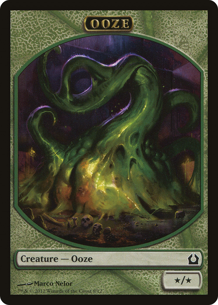 {T} Ooze Token [Return to Ravnica Tokens][TRTR 008]