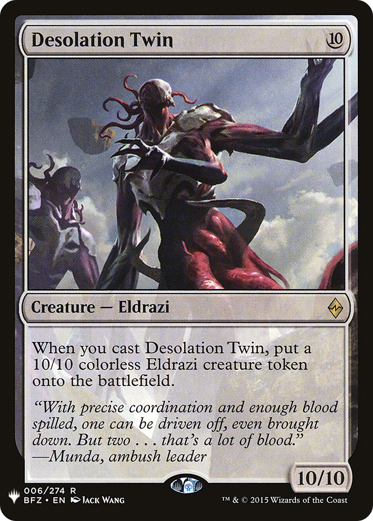 Desolation Twin [LIST 006/274]