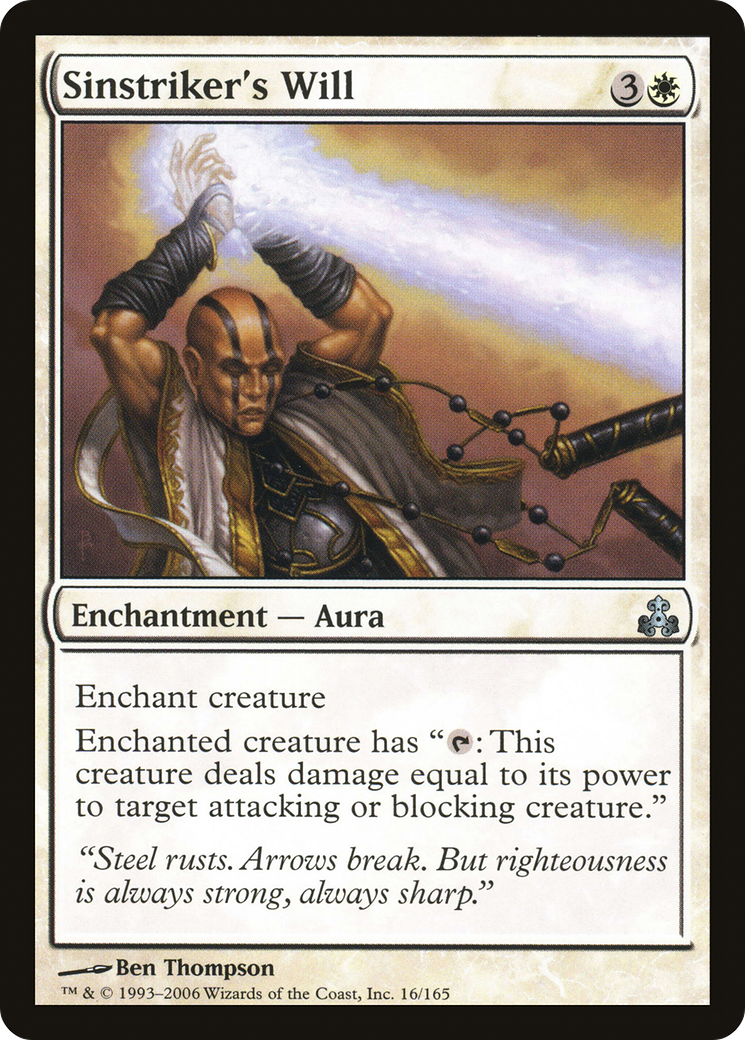 {C} Sinstriker's Will [Guildpact][GPT 016] - Misty Mountain Games