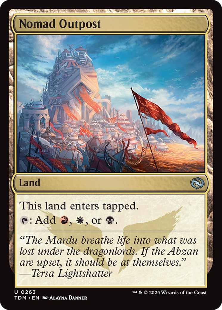 {@C} Nomad Outpost [Tarkir: Dragonstorm][TDM 263]