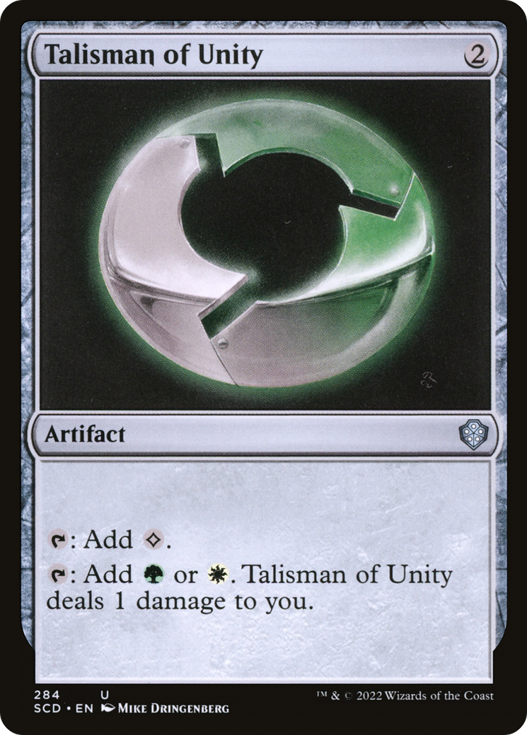{C} Talisman of Unity [Starter Commander Decks][SCD 284]