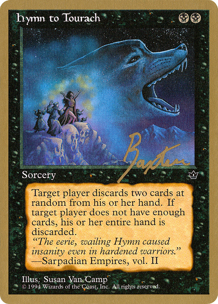 {C} Hymn to Tourach (Wolf) (George Baxter) [Pro Tour Collector Set][GB PTC GB38A]