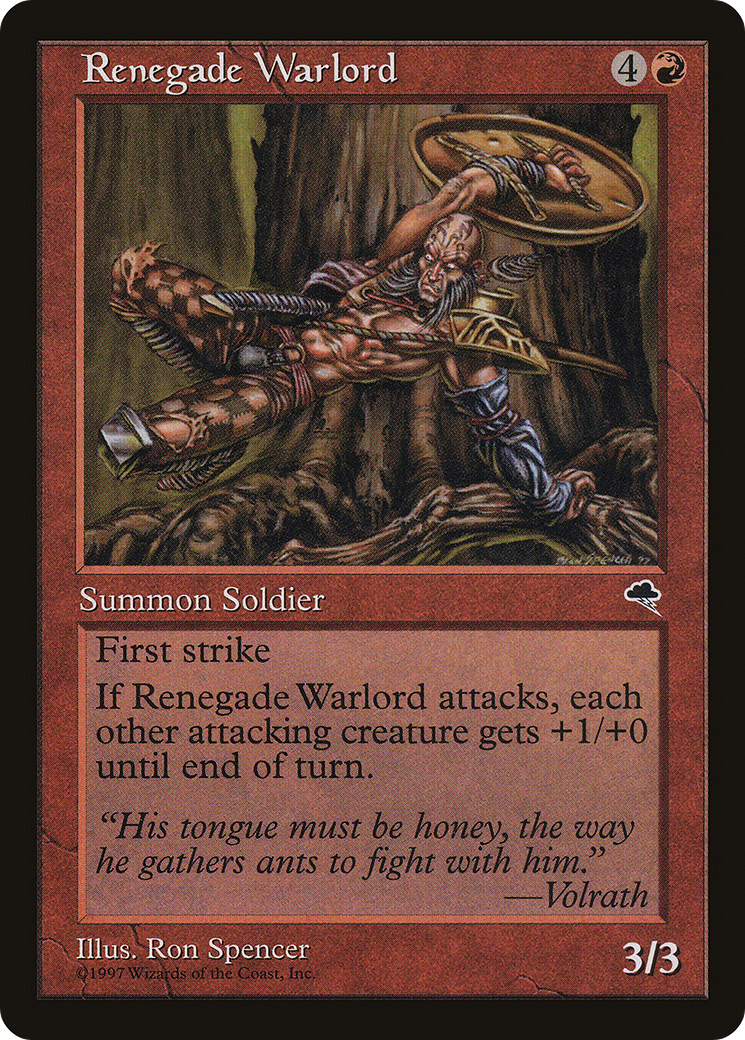 {C} Renegade Warlord [Tempest][TMP 197]