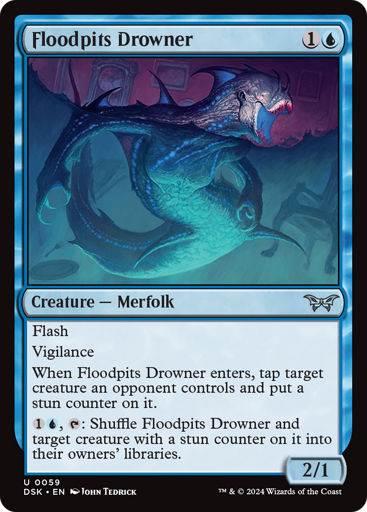 {@C} Floodpits Drowner [Duskmourn: House of Horror][DSK 059]