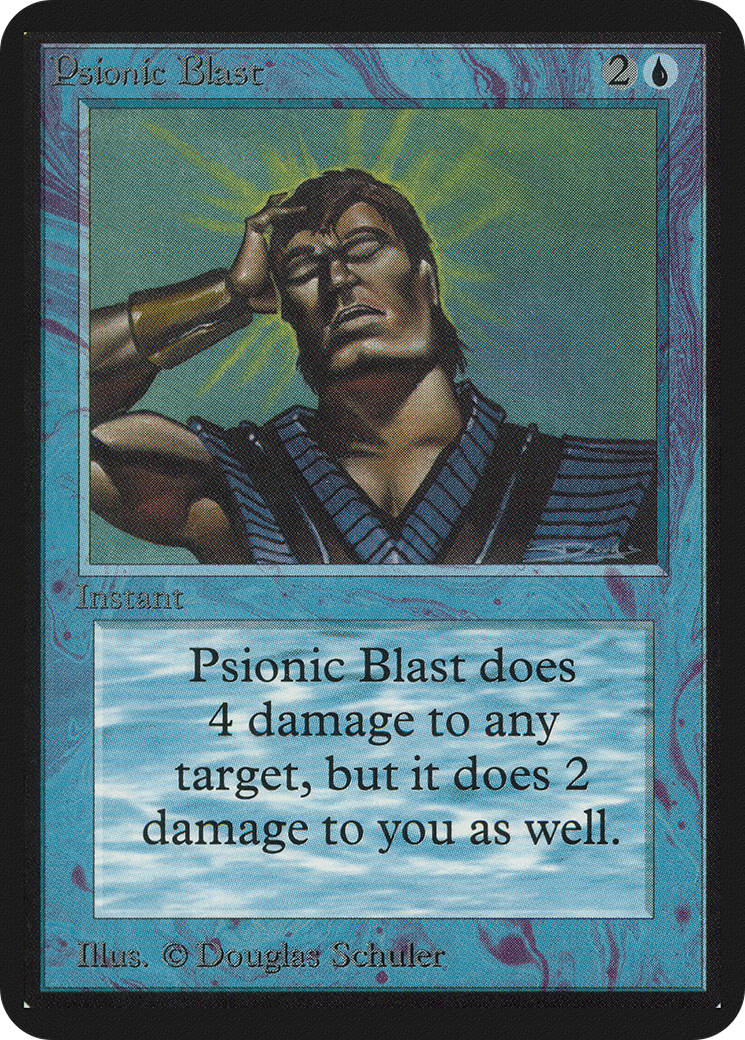{C} Psionic Blast [Alpha Edition][LEA 074]