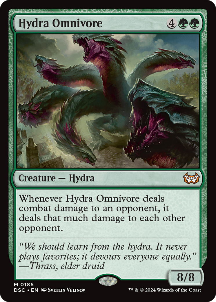 {R} Hydra Omnivore [Duskmourn: House of Horror Commander][DSC 185]