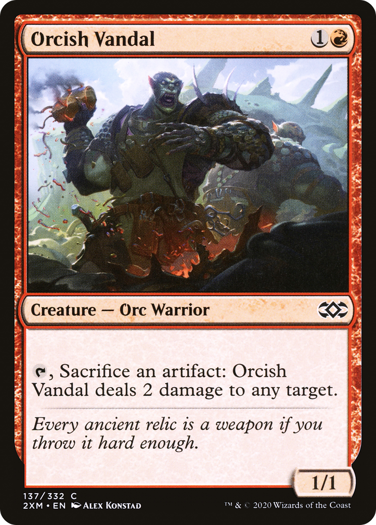 {C} Orcish Vandal [Double Masters][2XM 137]