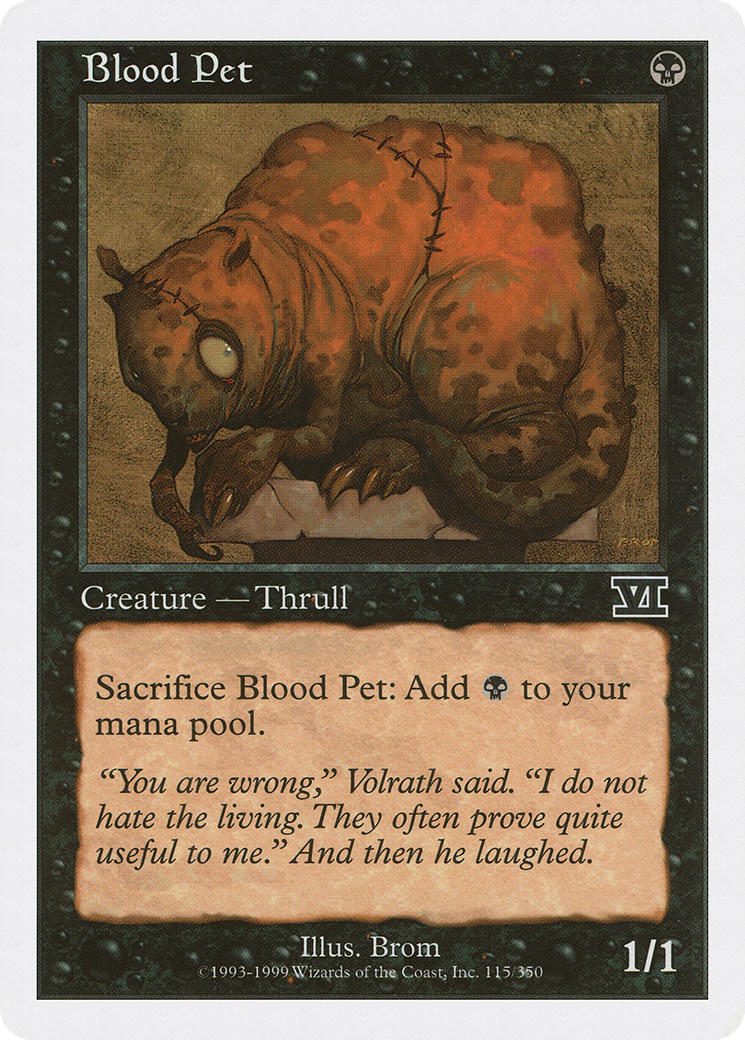 {C} Blood Pet [Classic Sixth Edition][6ED 115]