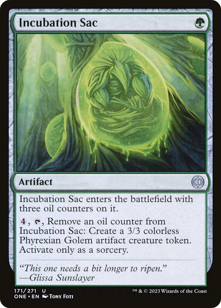 {C} Incubation Sac [Phyrexia: All Will Be One][ONE 171]
