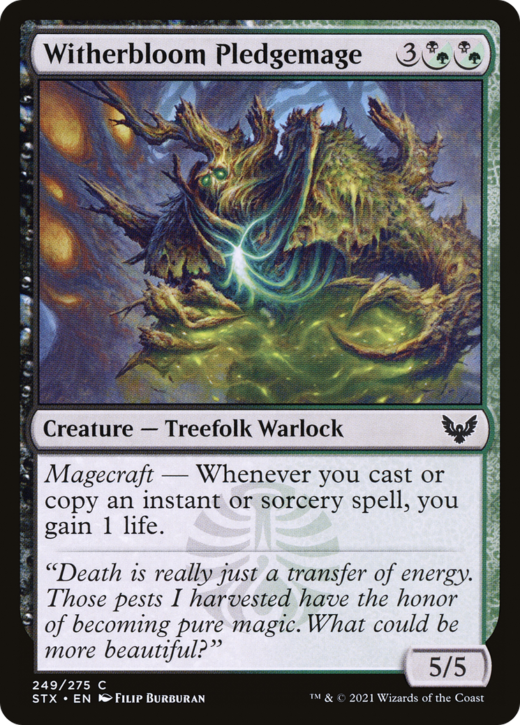 {C} Witherbloom Pledgemage [Strixhaven: School of Mages][STX 249]