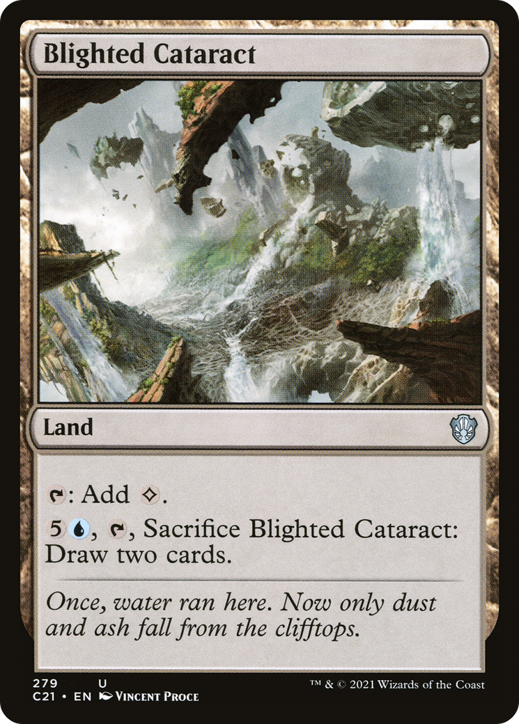 {C} Blighted Cataract [Commander 2021][C21 279]