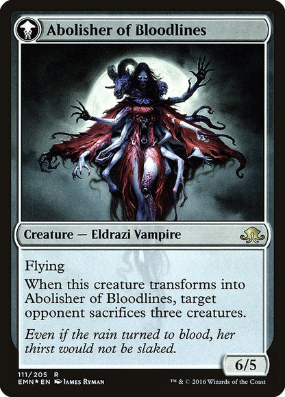 {R} Voldaren Pariah // Abolisher of Bloodlines [Eldritch Moon Prerelease Promos][PR EMN 111] - Misty Mountain Games