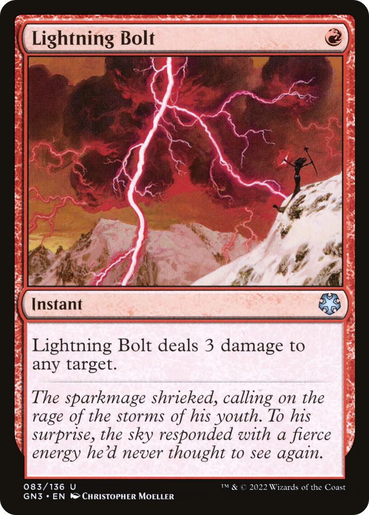 {C} Lightning Bolt [Game Night 2022][GN3 083]