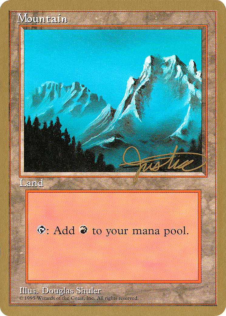 {B}[GB PTC MJ374] Mountain (mj374) (Mark Justice) [Pro Tour Collector Set]