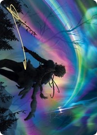 {A} The Prismatic Bridge Art Card (Gold-Stamped Signature) [Kaldheim Art Series][GS AKHM 064]