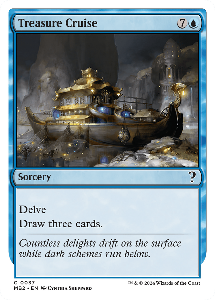 {C} Treasure Cruise (White Border) [Mystery Booster 2][MB2 037]