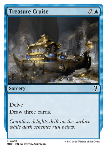 {C} Treasure Cruise (White Border) [Mystery Booster 2][MB2 037]