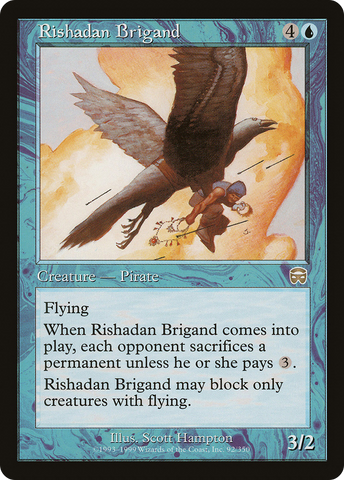 {R} Rishadan Brigand [Mercadian Masques][MMQ 092]