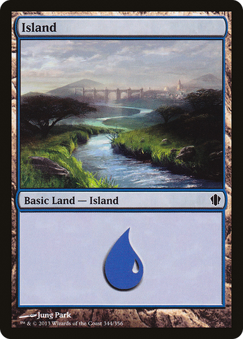 {B}[C13 344] Island (344) [Commander 2013]