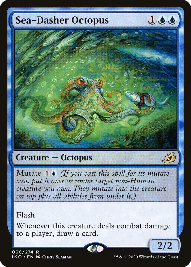{R} Sea-Dasher Octopus [Ikoria: Lair of Behemoths][IKO 066]
