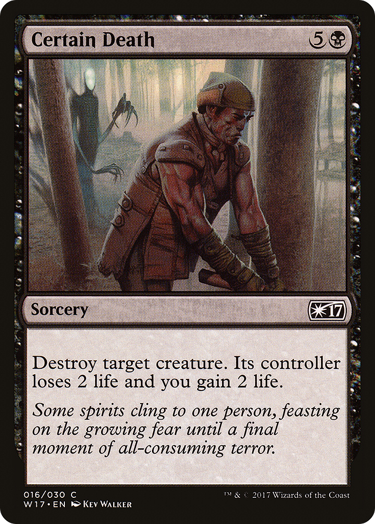 {C} Certain Death [Welcome Deck 2017][W17 016]