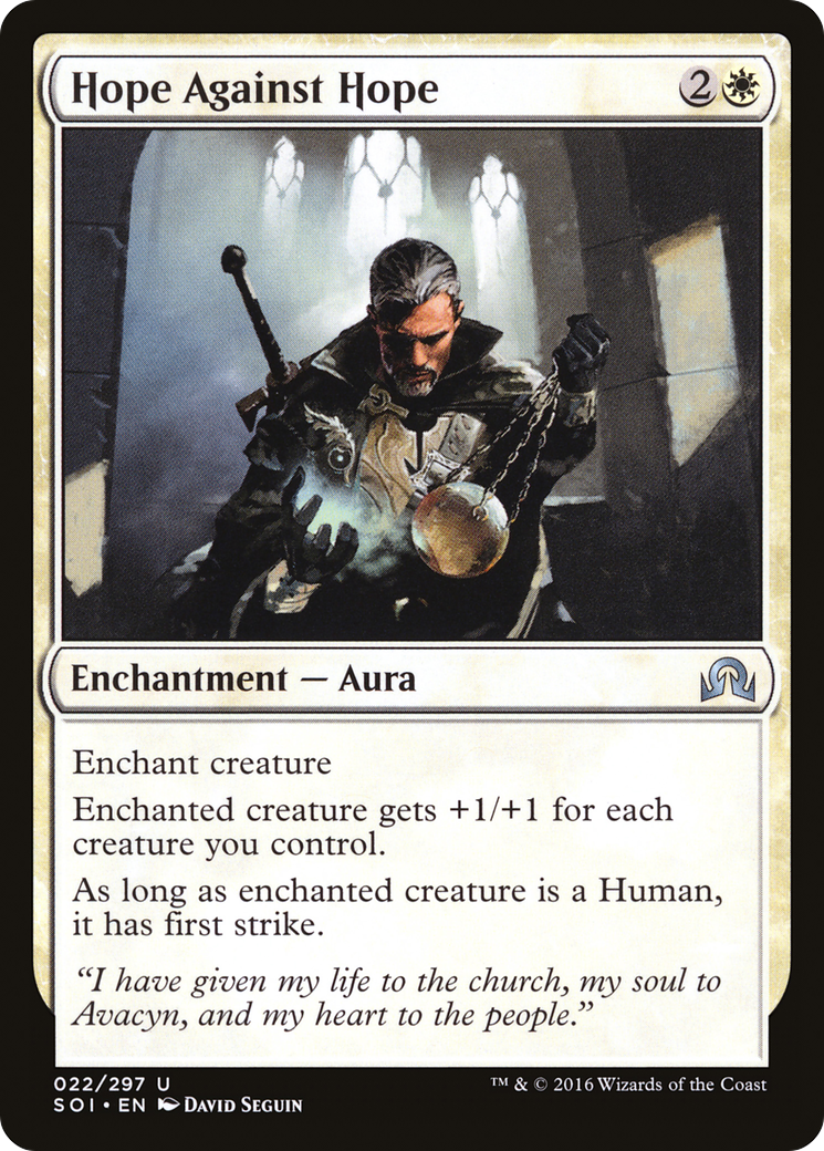 {C} Hope Against Hope [Shadows over Innistrad][SOI 022]