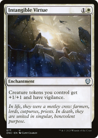 {C} Intangible Virtue [Phyrexia: All Will Be One Commander][ONC 077]
