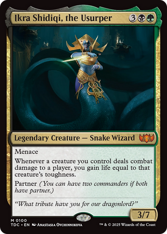 {R} Ikra Shidiqi, the Usurper [Tarkir: Dragonstorm Commander][TDC 100]
