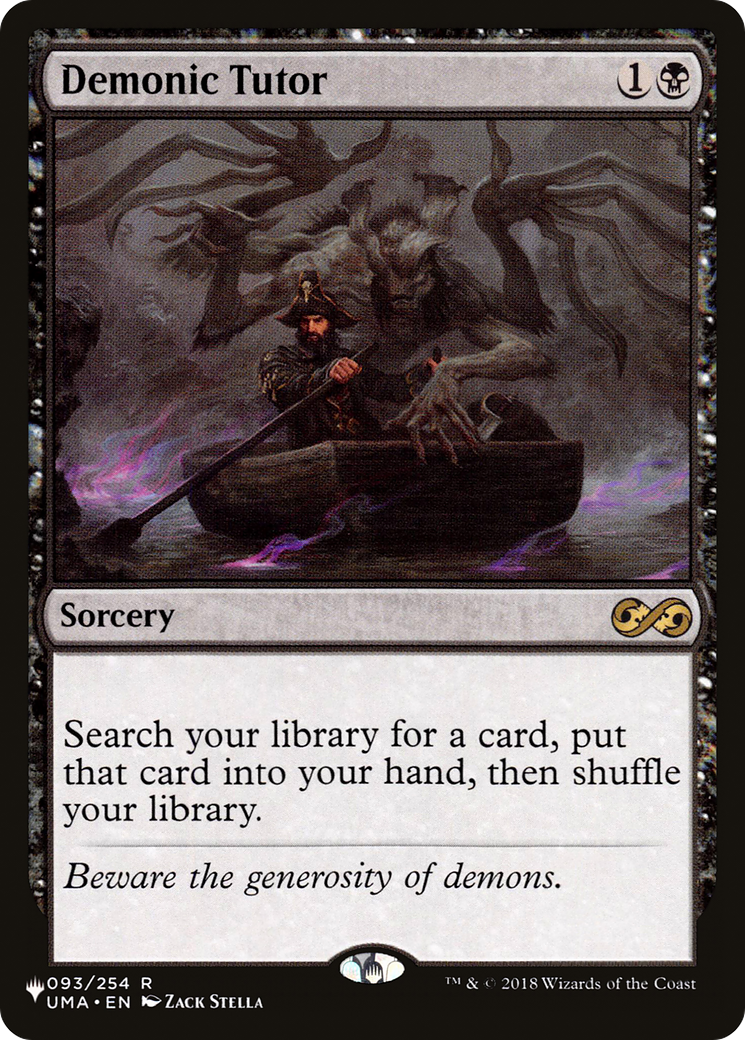 {R} Demonic Tutor [The List][LS UMA 093]