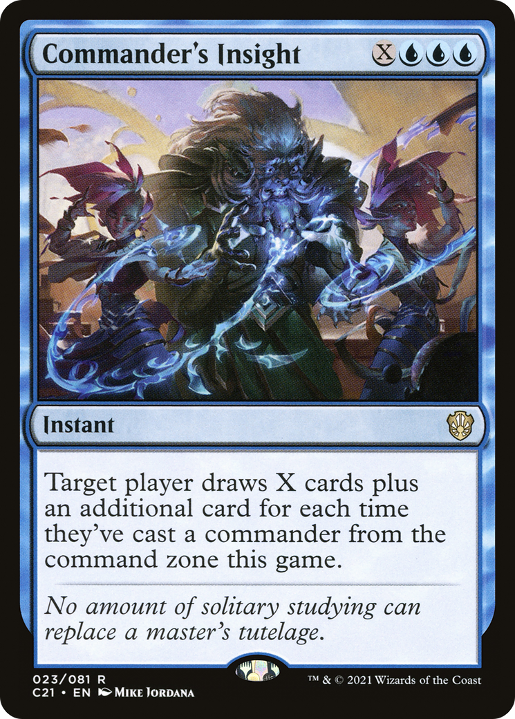 {R} Commander's Insight [Commander 2021][C21 023]
