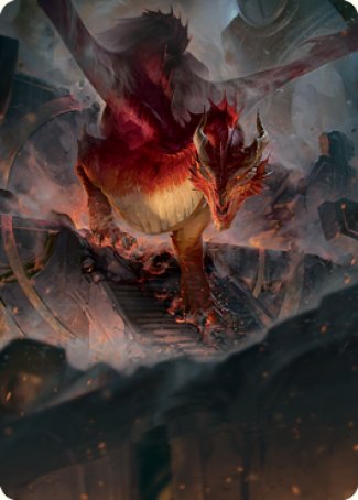 {A} Red Dragon Art Card [Dungeons & Dragons: Adventures in the Forgotten Realms Art Series][AAFR 081]