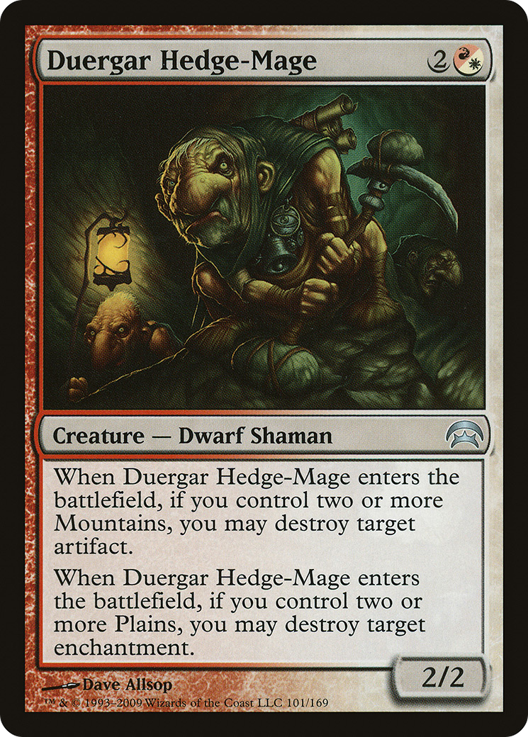 {C} Duergar Hedge-Mage [Planechase][HOP 101]